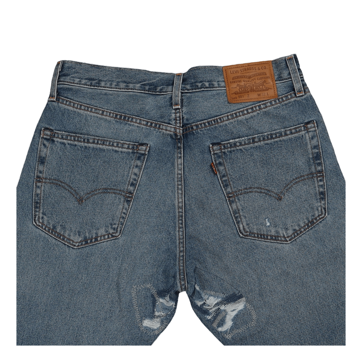 551z Straight Crop Light Indigo