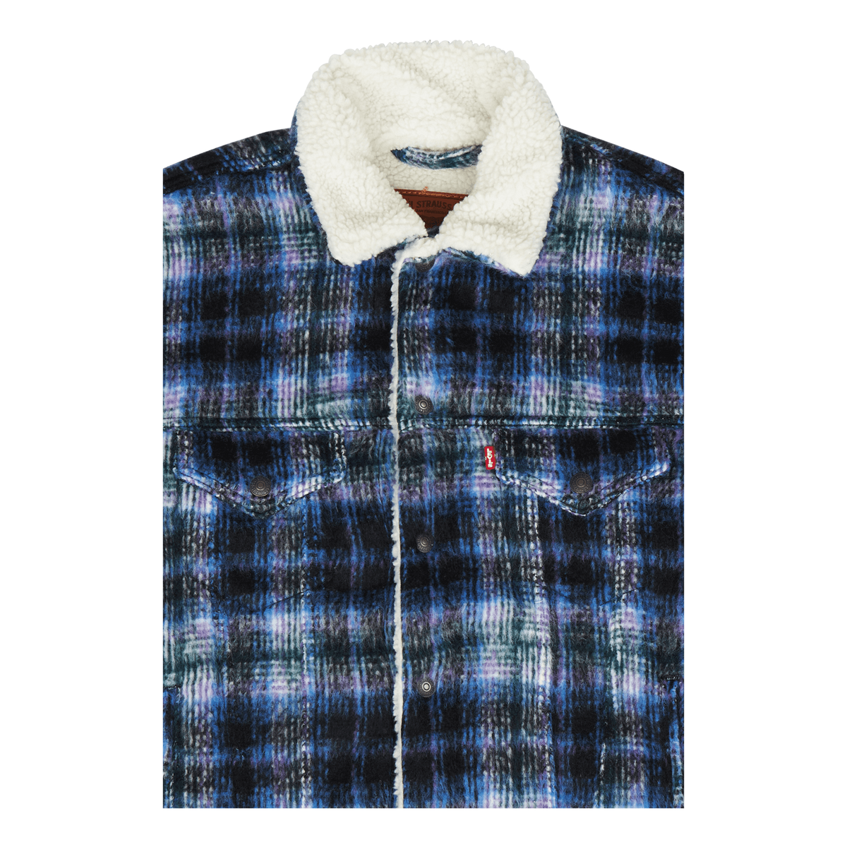 Vtg Fit Sherpa Trucker Jack