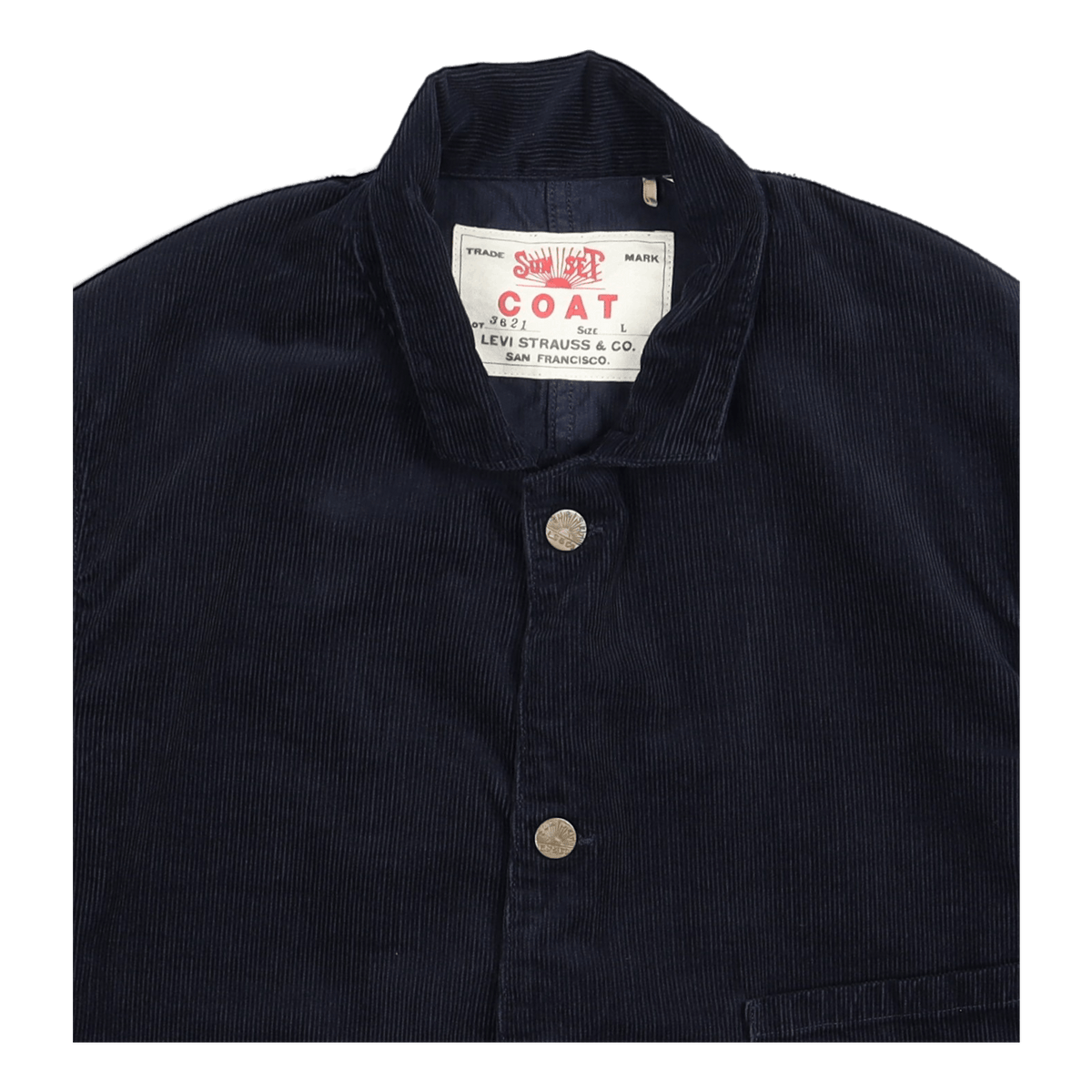 Lvc 1920s Sunset Coat Dark Denim