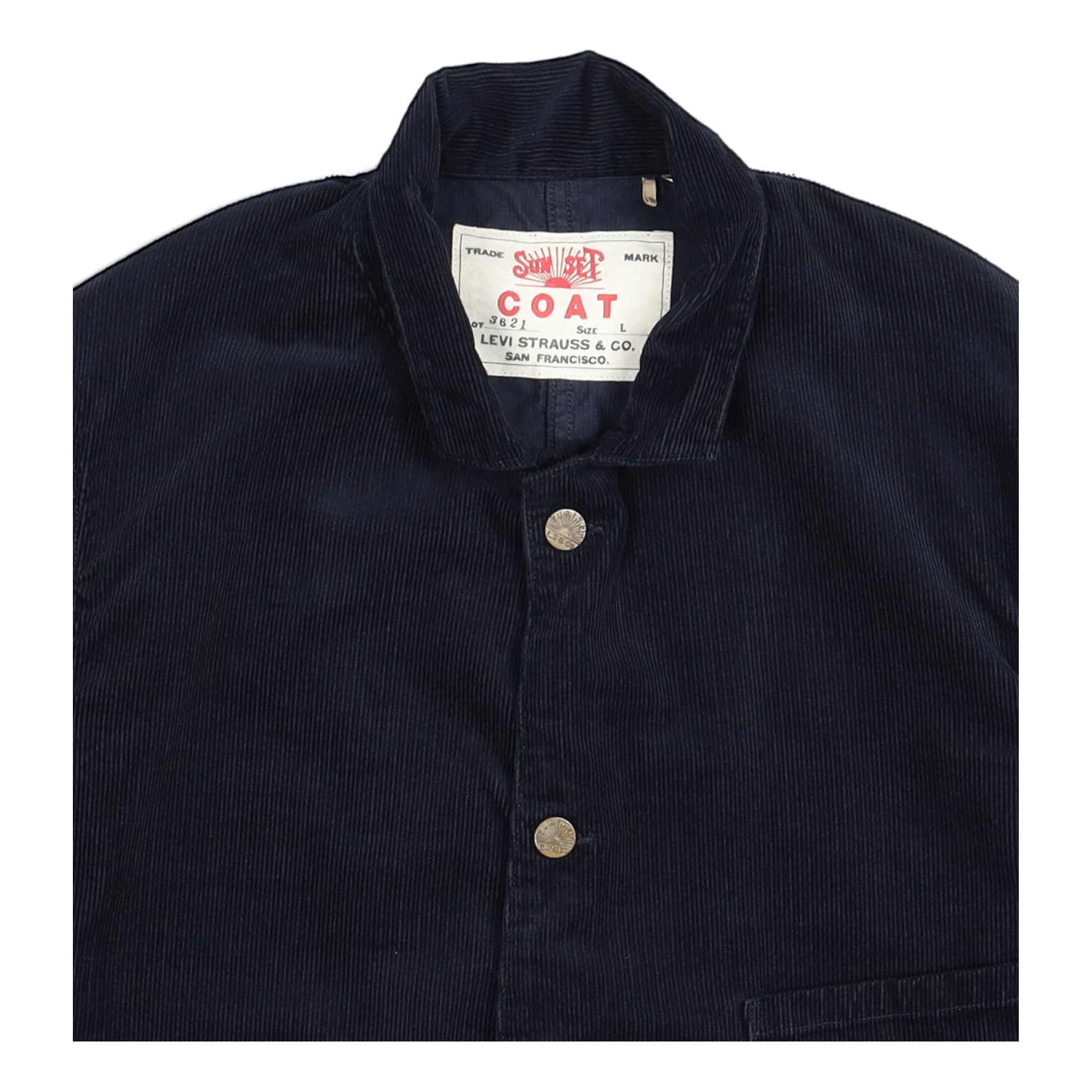 Lvc 1920s Sunset Coat Dark Denim