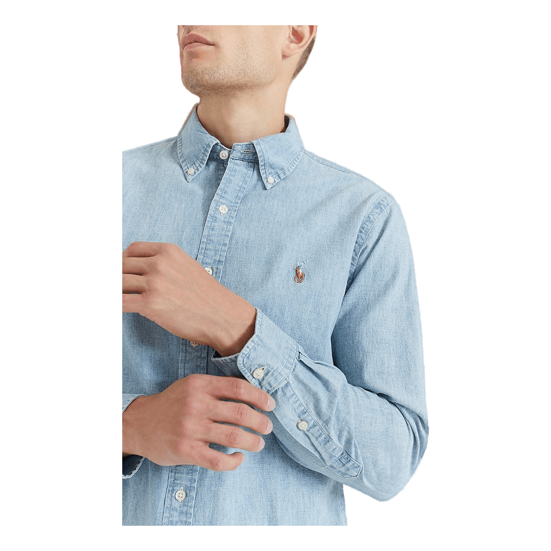 Slim Fit Chambray Shirt