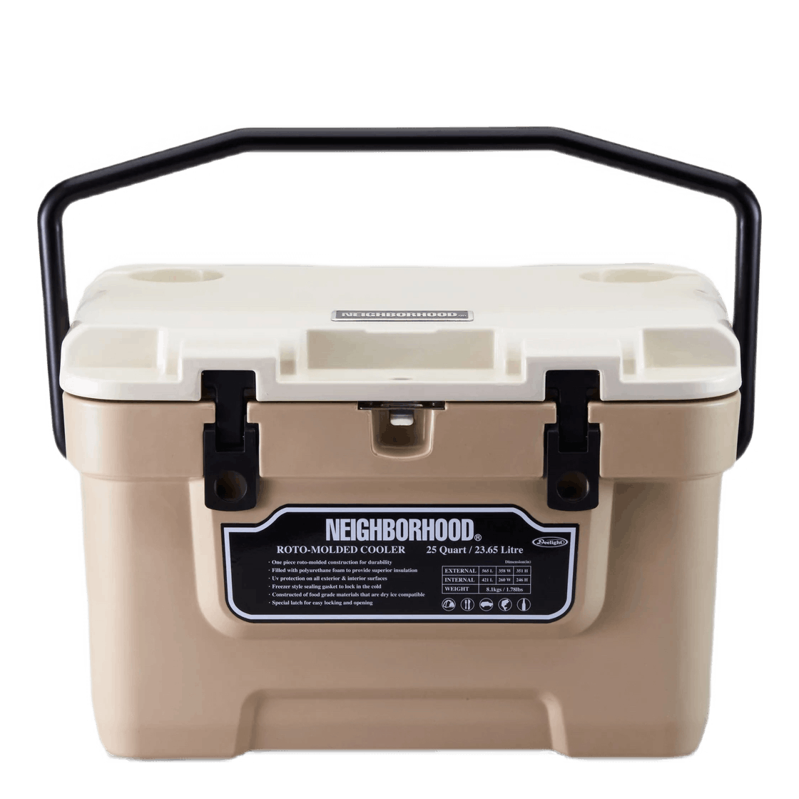 Ic . 25qt / P-cooler Box Natural