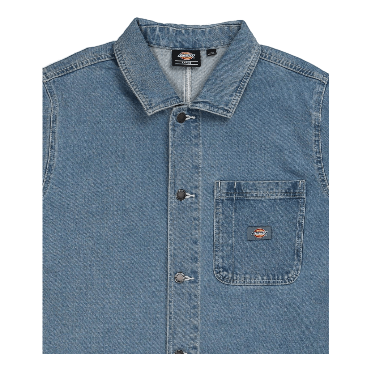 Dickies Denim Chore Coat Light Wash