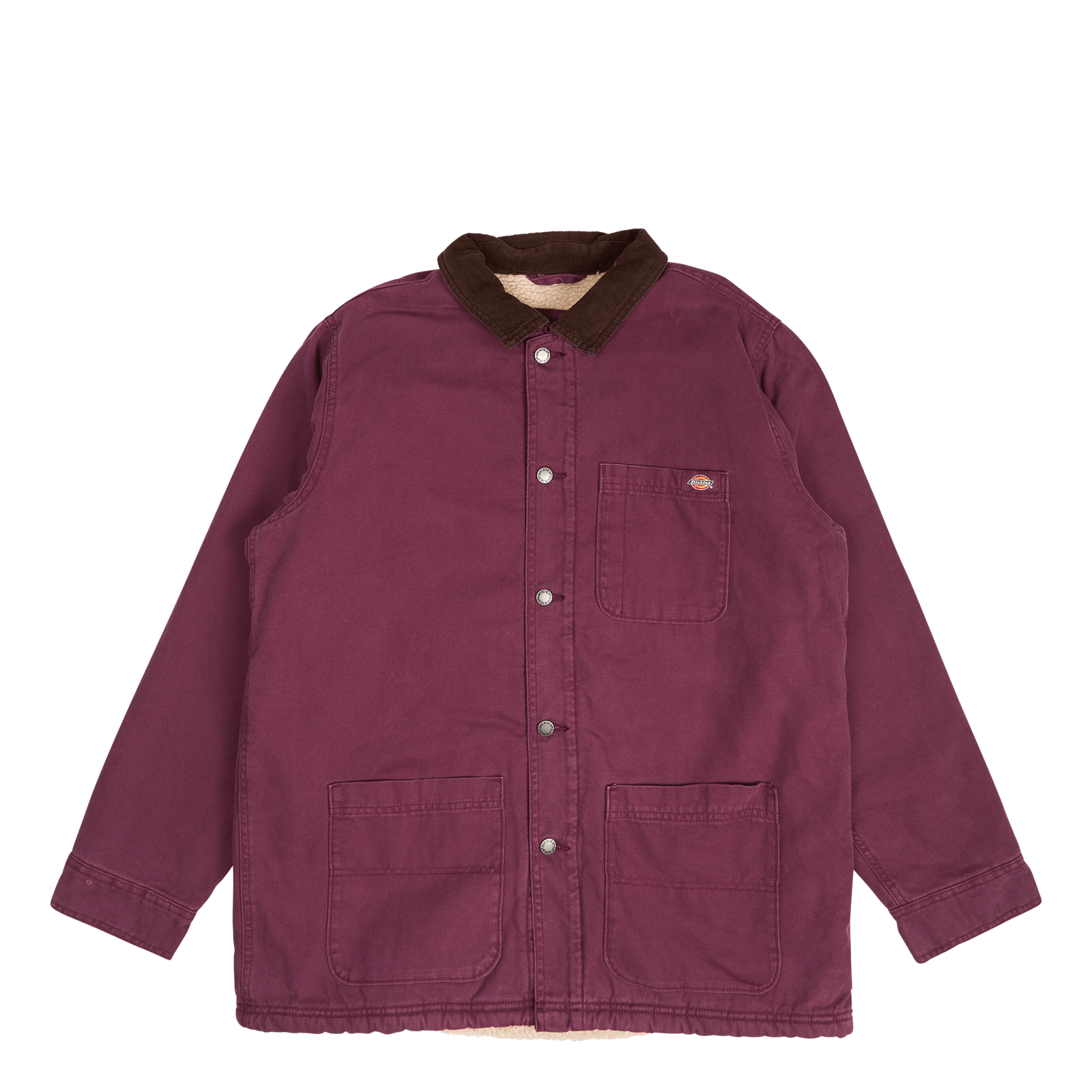Dickies Duck Canvas Chore Coat Grape Wine Sw