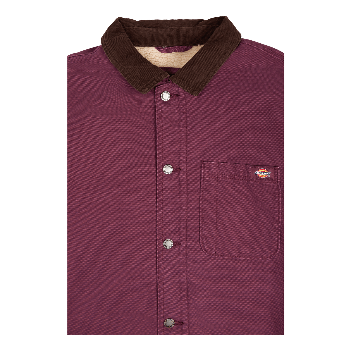 Dickies Duck Canvas Chore Coat Grape Wine Sw