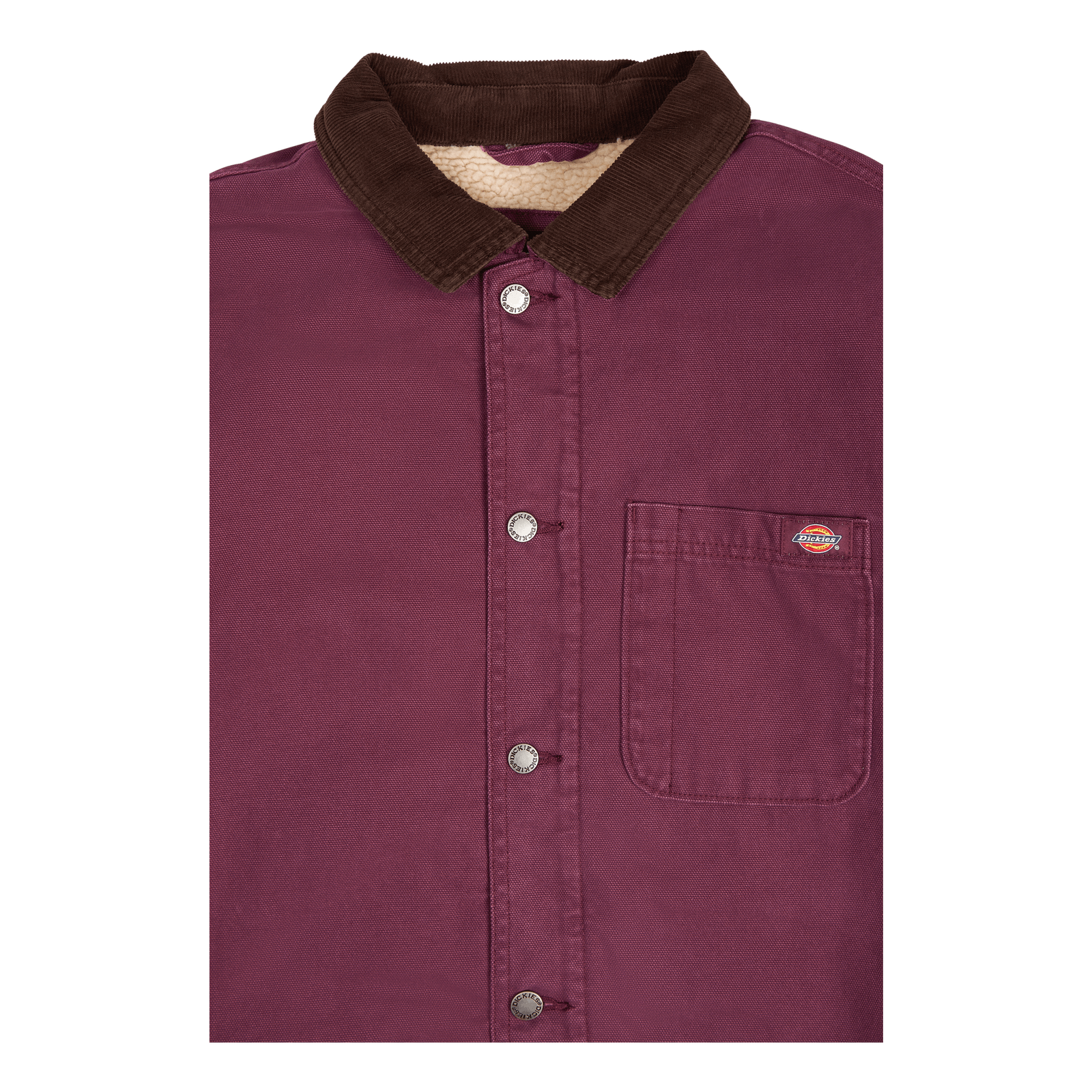 Dickies Duck Canvas Chore Coat Grape Wine Sw