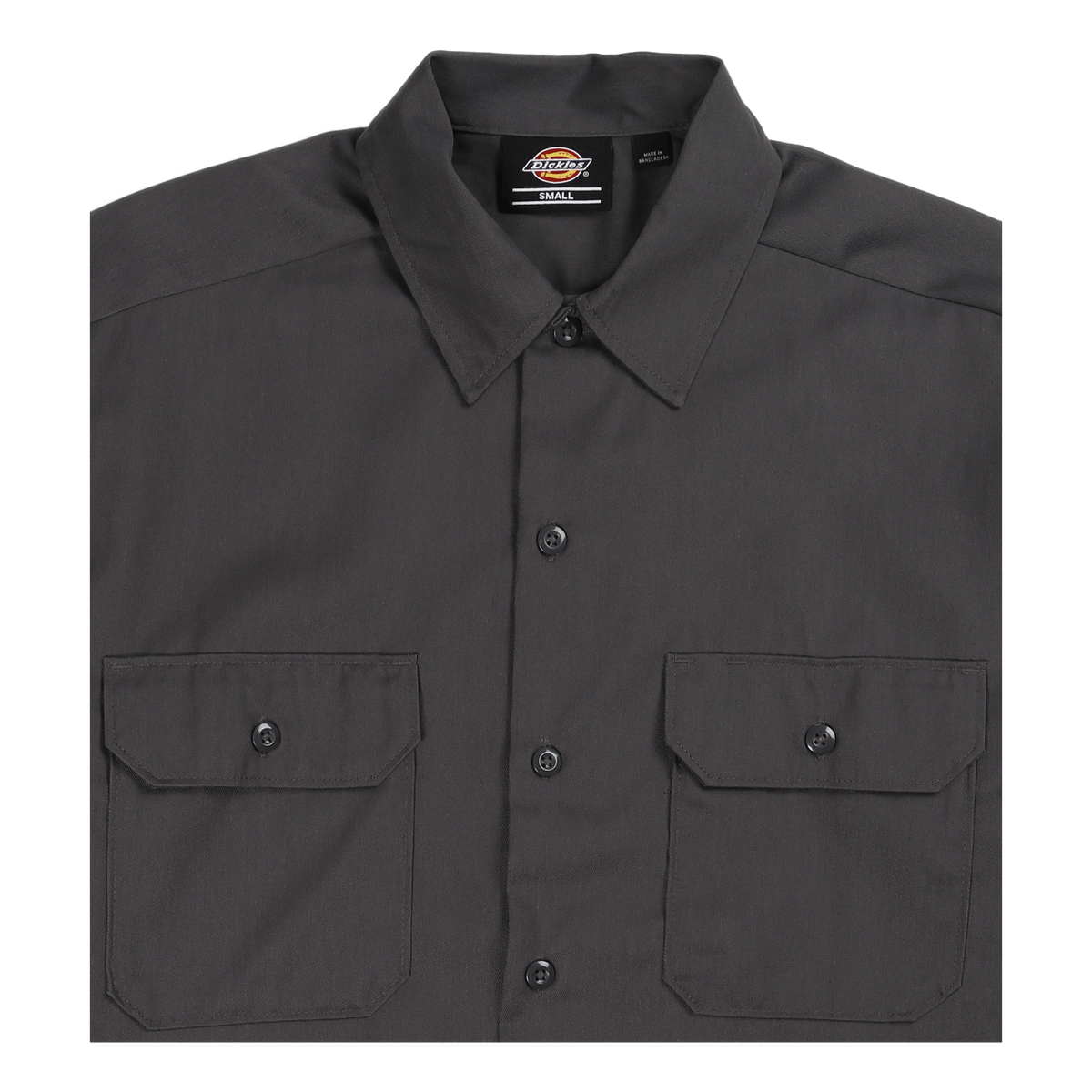 Work Shirt Ss Rec Charcoal Grey