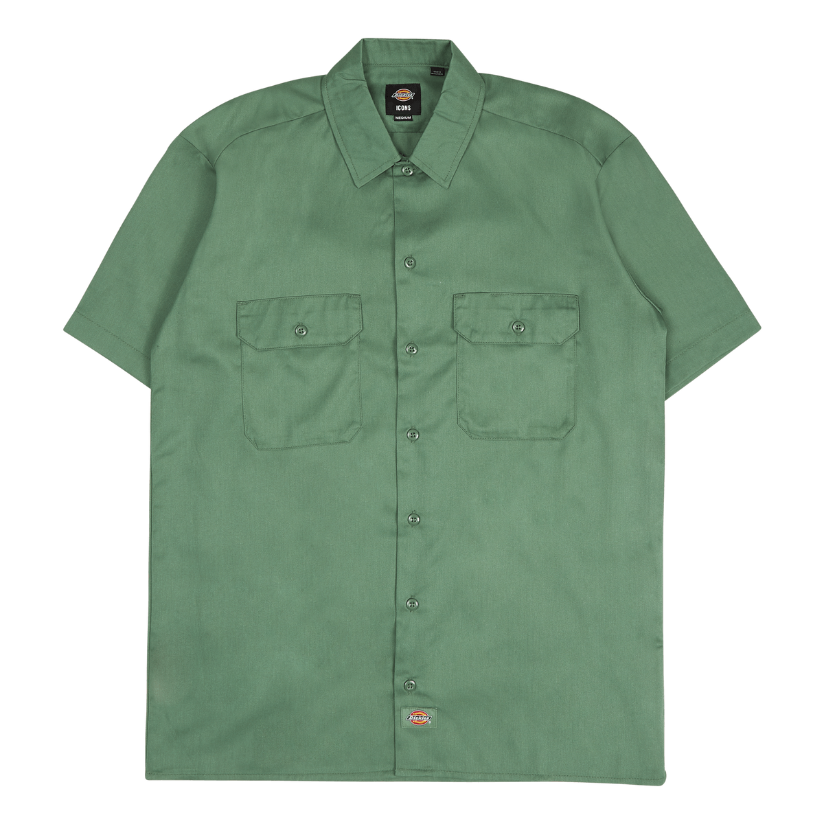 Work Shirt Ss Rec Dark Ivy