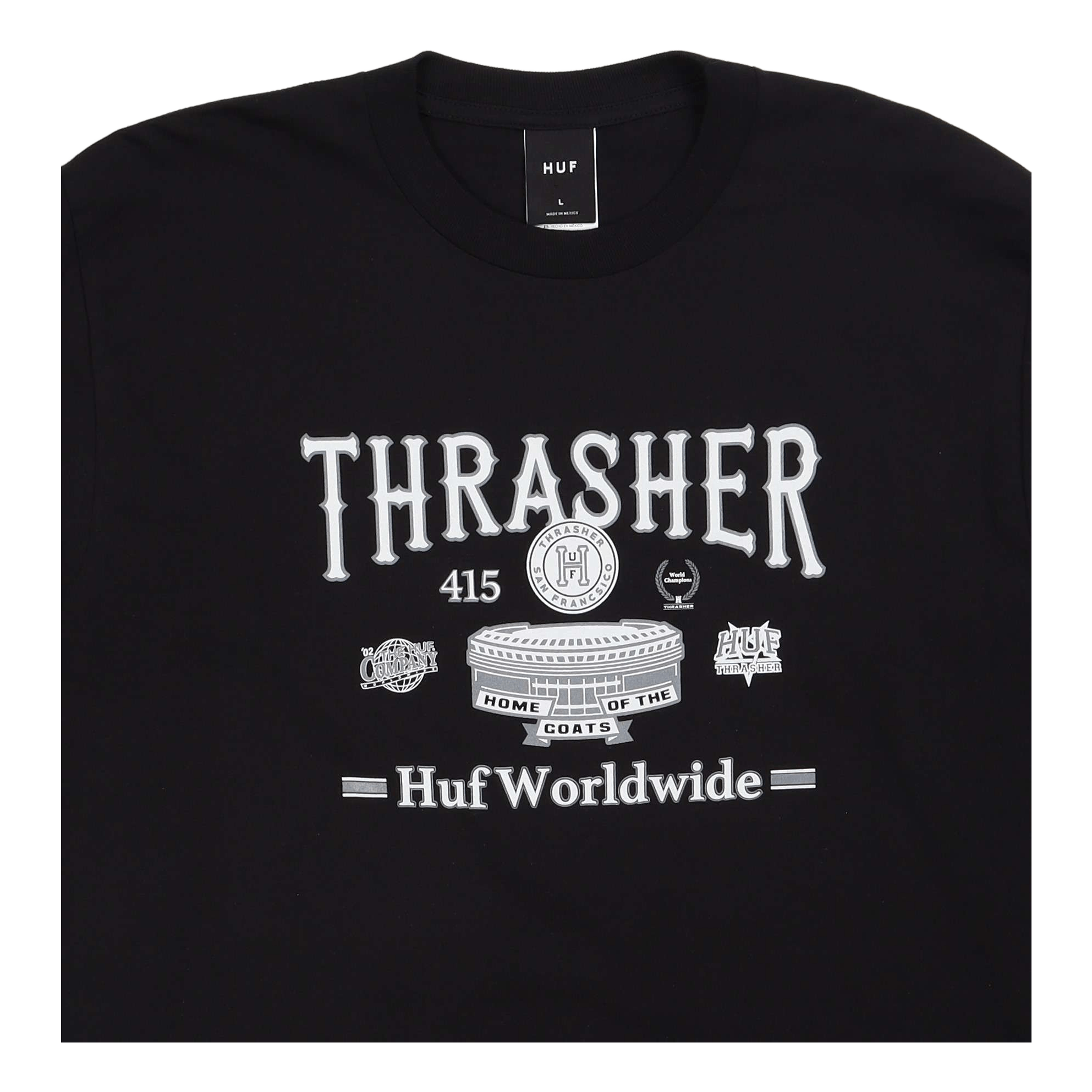 Huf X Thrasher Monteray L/s Te Black