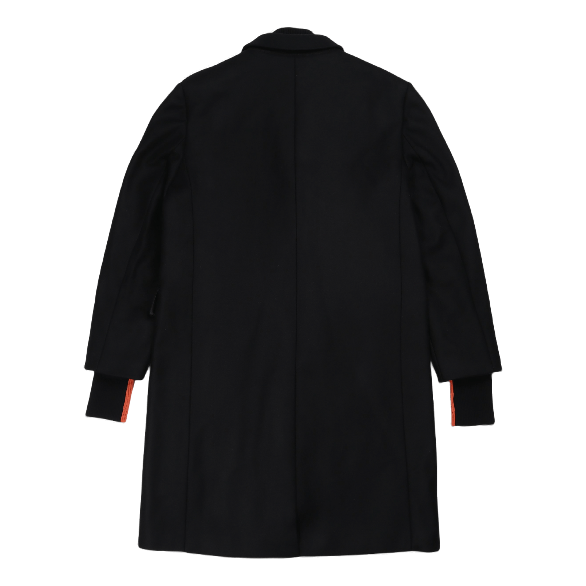 Wool Overcoat.dense Black