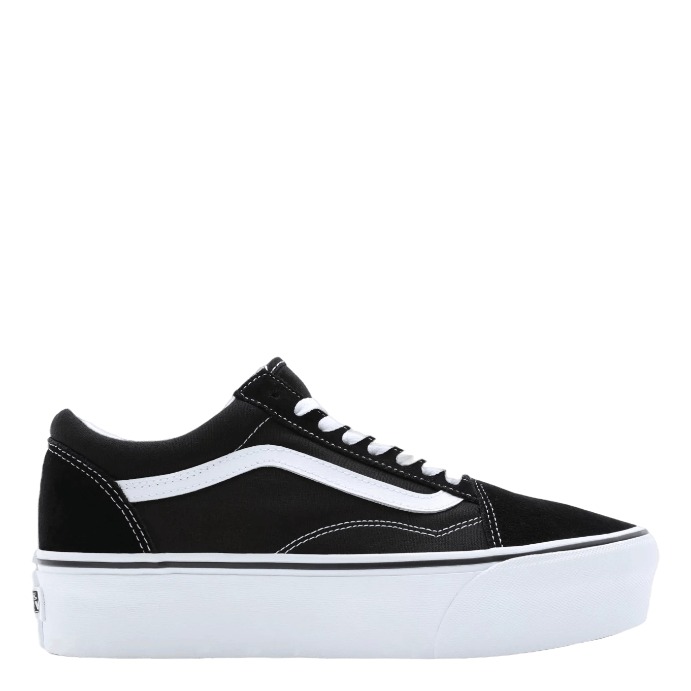 Ua Old Skool Stackform Suede/canvas Black/true White