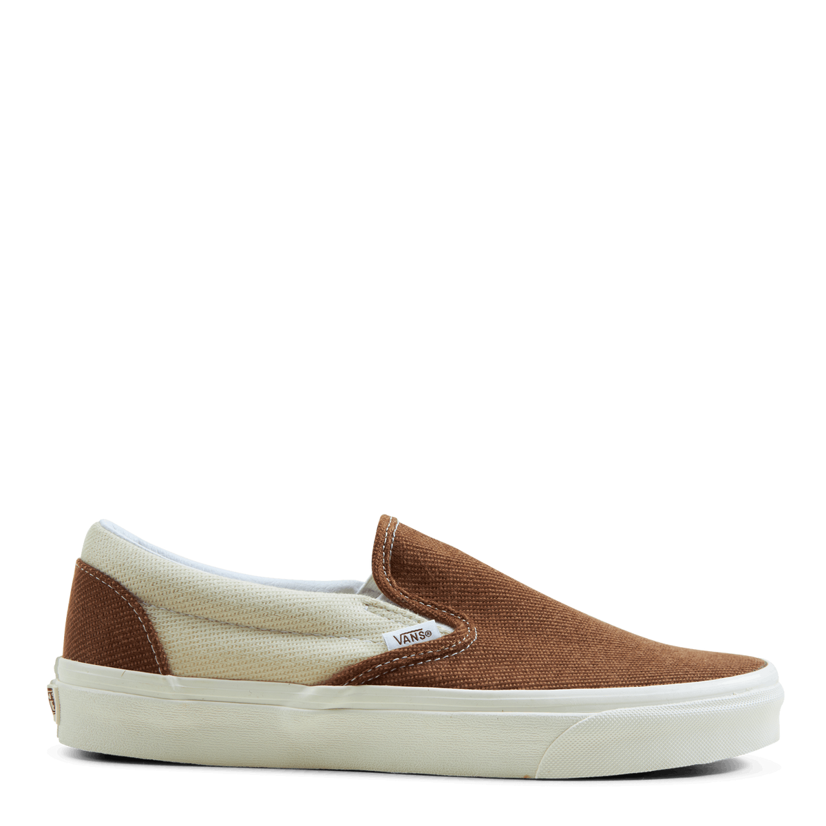 Beige slip discount on vans