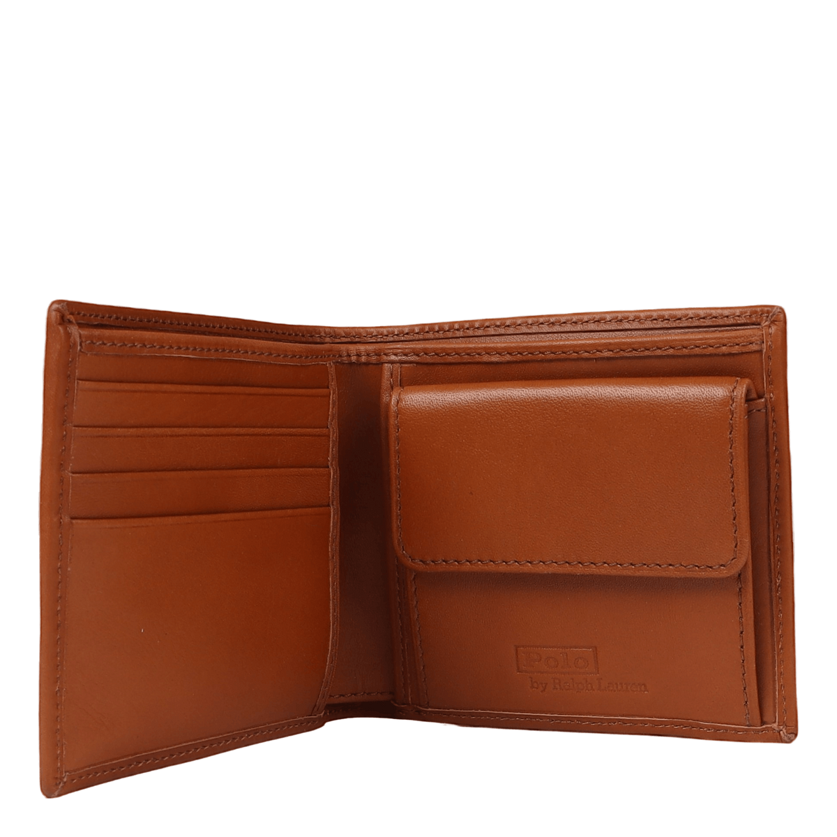 Polo Bear Leather Wallet Tan