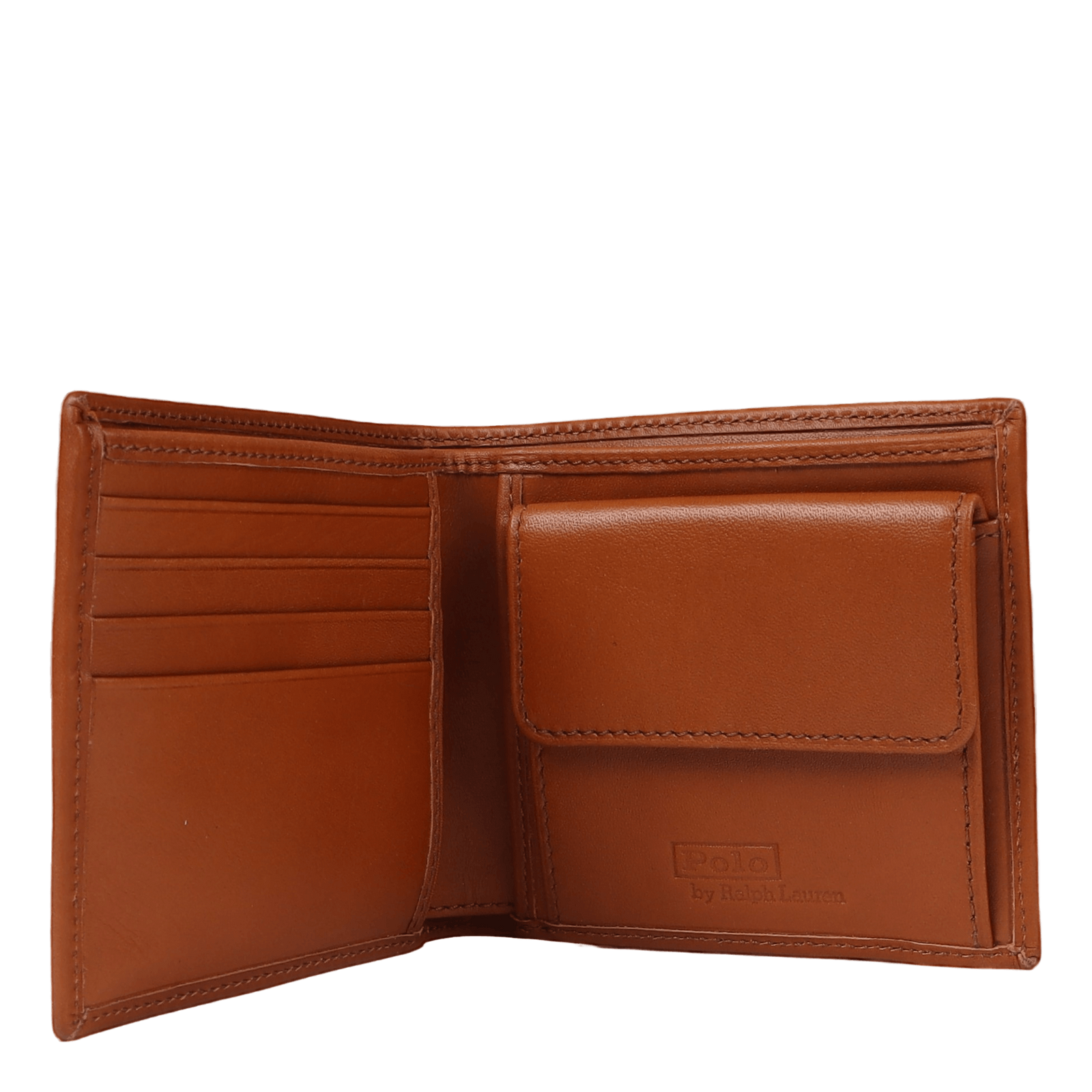 Polo Bear Leather Wallet Tan
