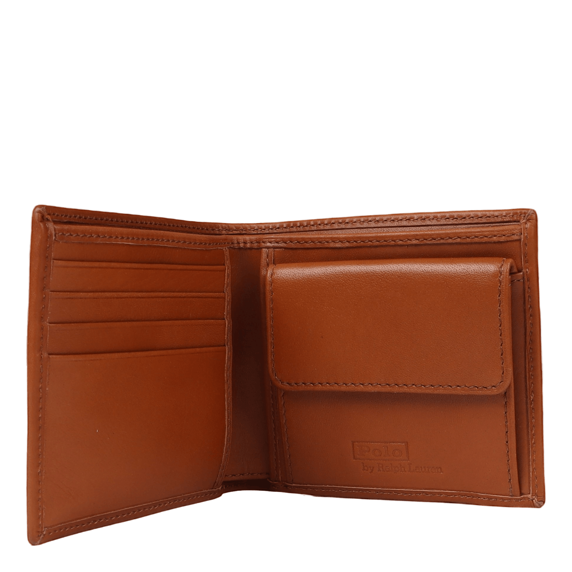 Polo Bear Leather Wallet Tan