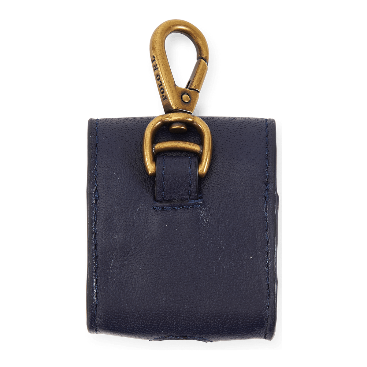 Allover Pony Nappa Leather AirPods Case Navy/Multi Pony