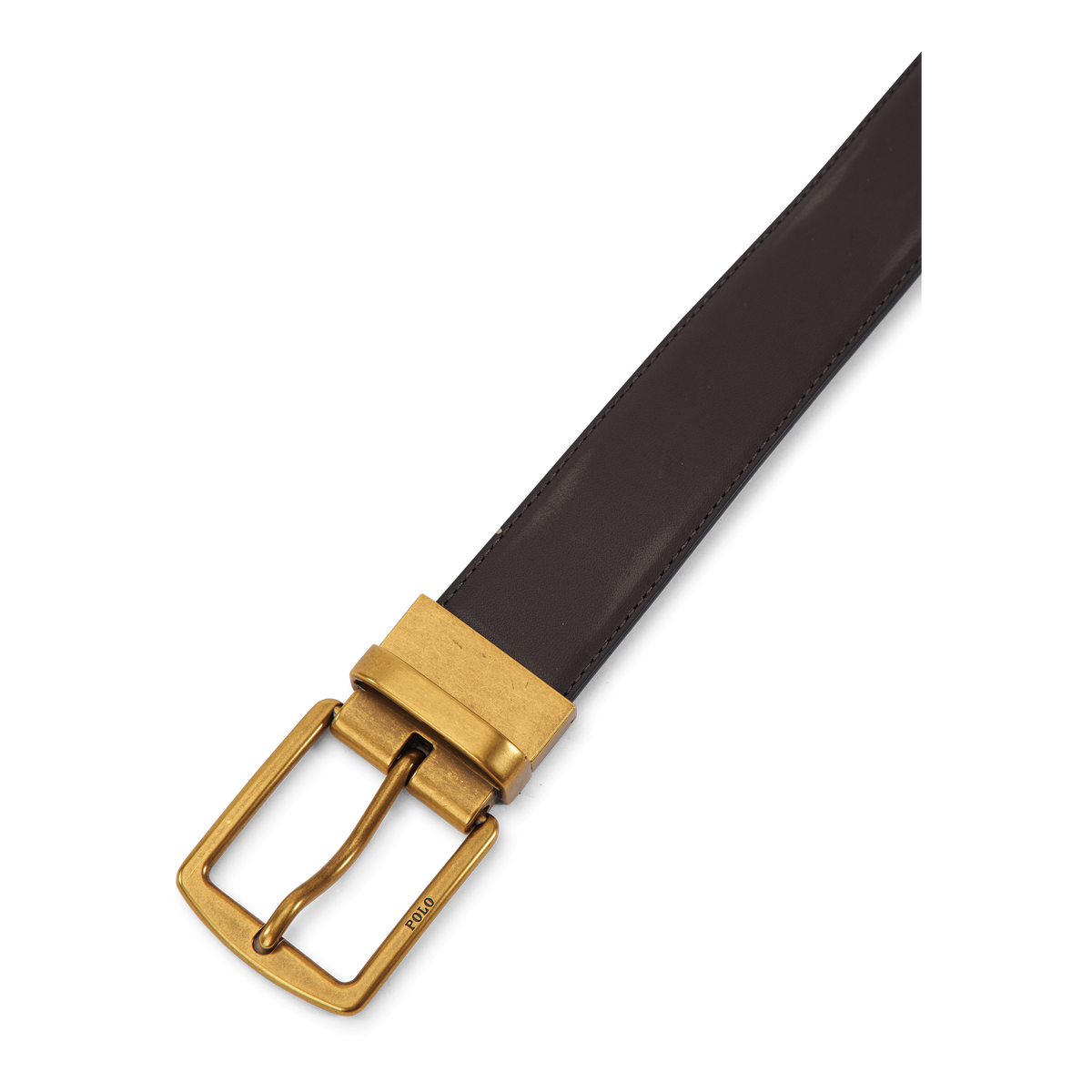 Leather Belt & Card Case Gift Set Brown