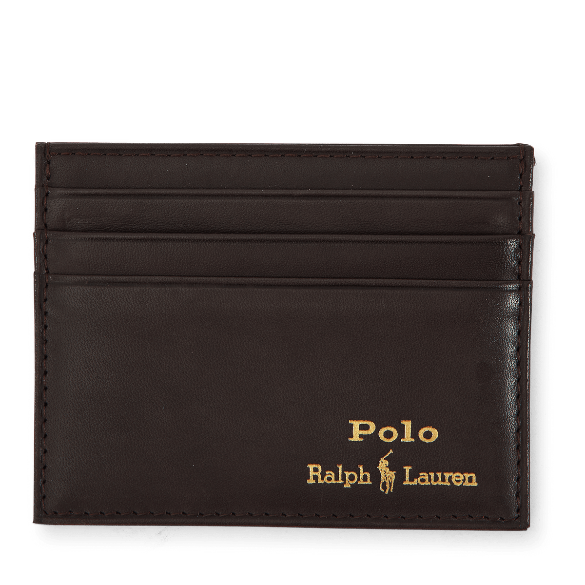 Leather Belt & Card Case Gift Set Brown