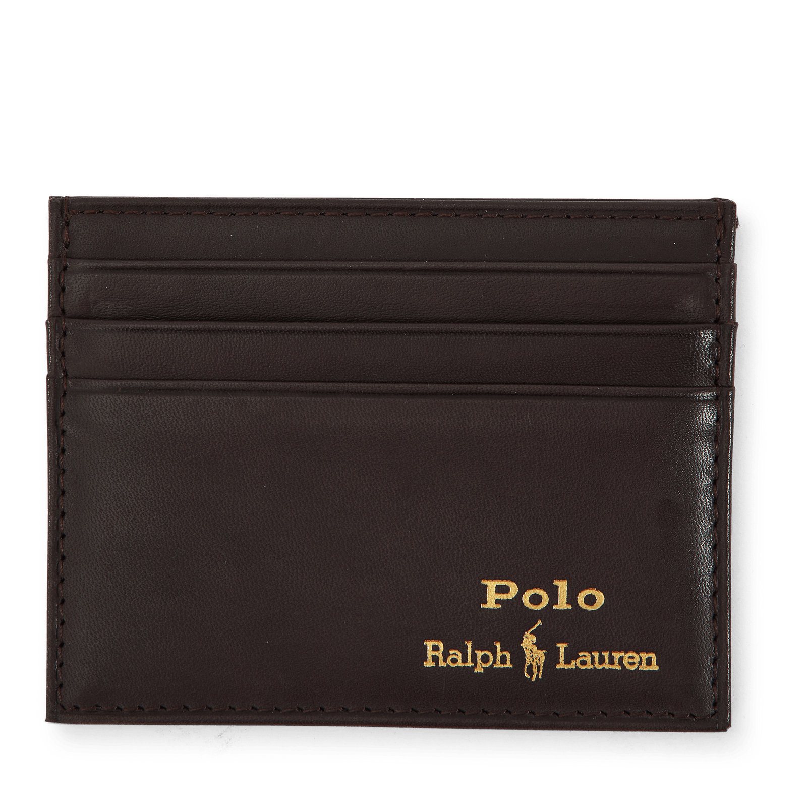 Leather Belt & Card Case Gift Set Brown
