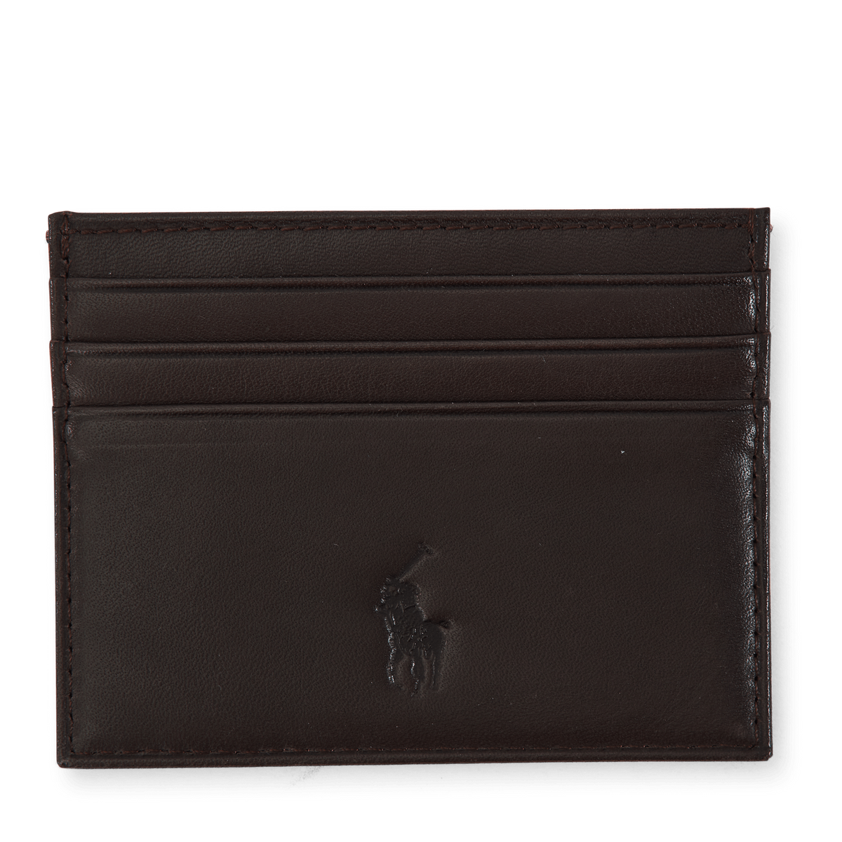 Leather Belt & Card Case Gift Set Brown
