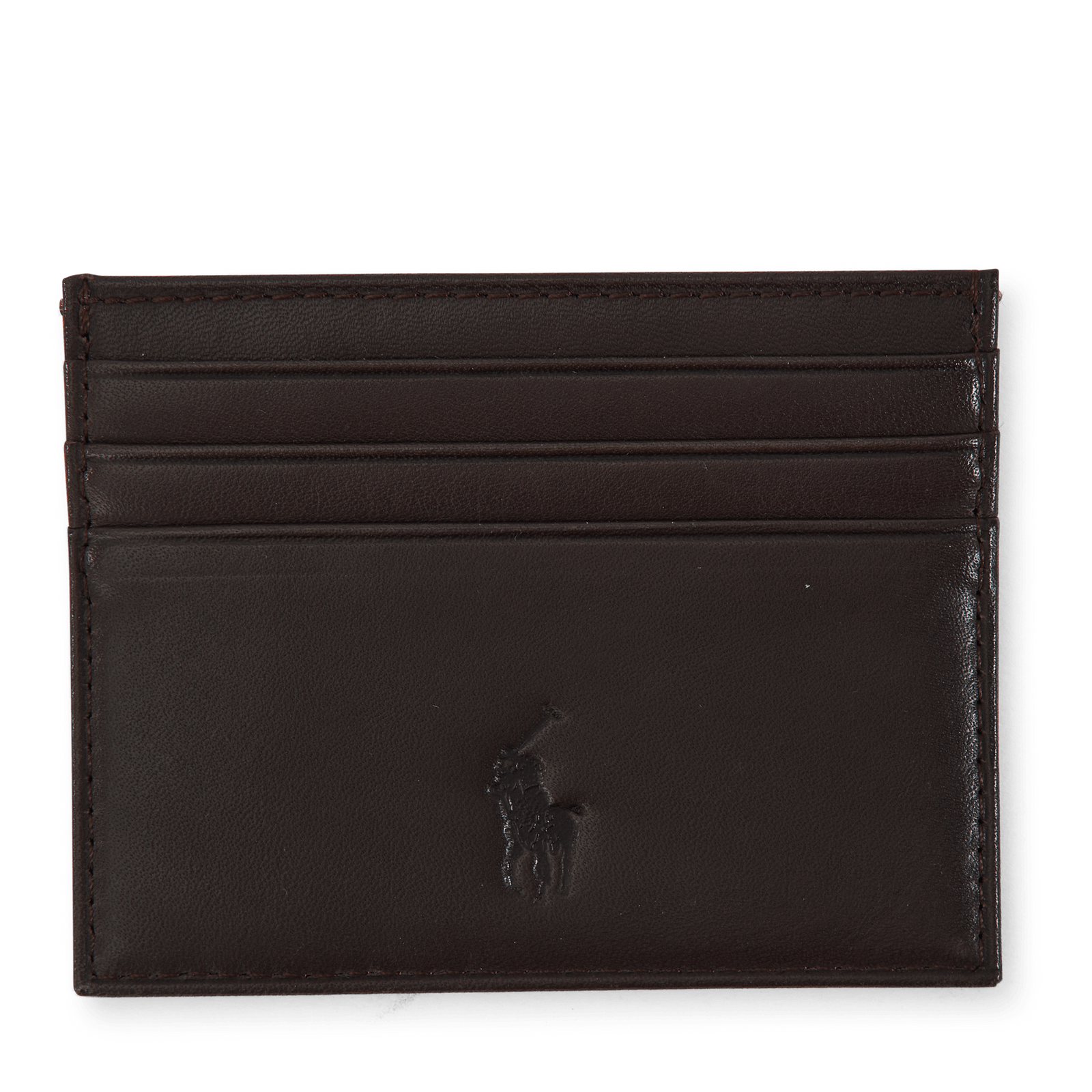 Leather Belt & Card Case Gift Set Brown