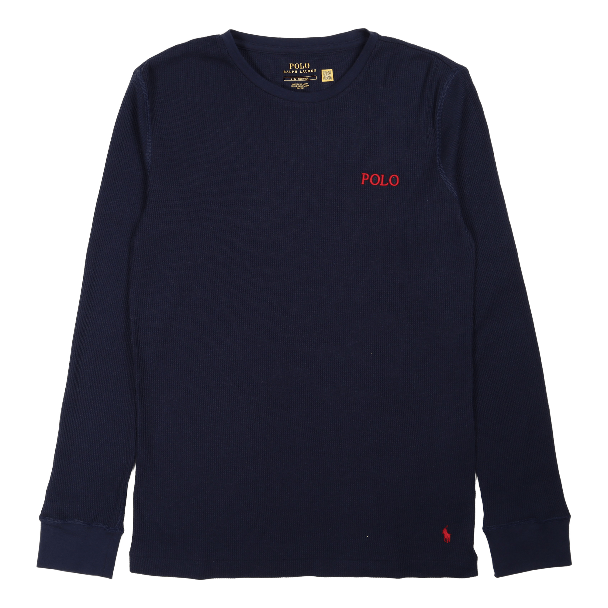 Polo Ralph Lauren Waffle Knit Sleep Shirt Cruise Navy Caliroots