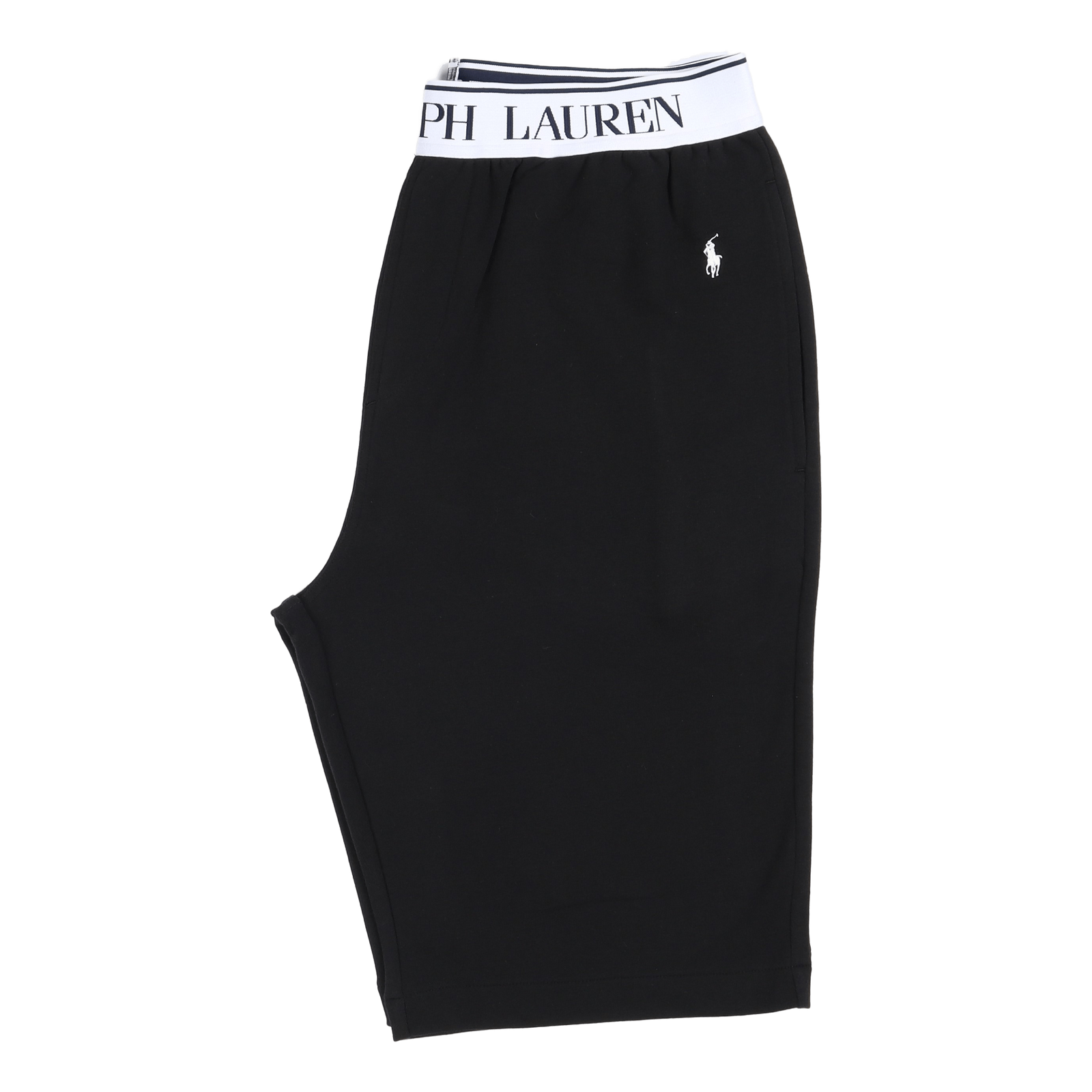 Slim Short-sleep-bottom Polo Black White Wb
