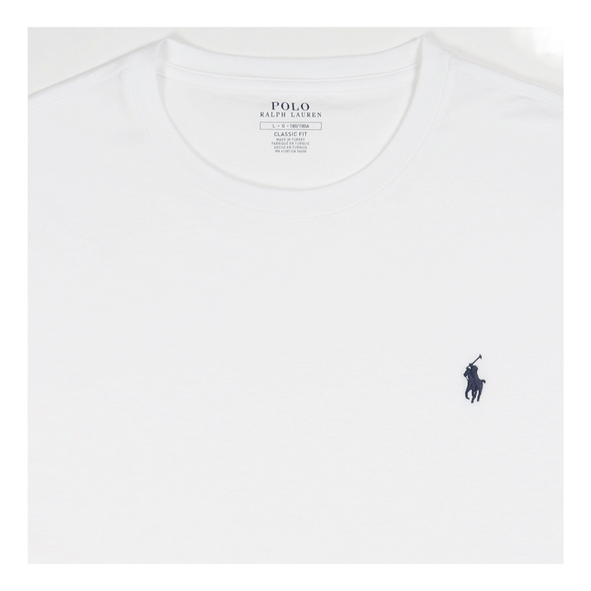 Classic Fit Jersey Long-Sleeve T-Shirt White