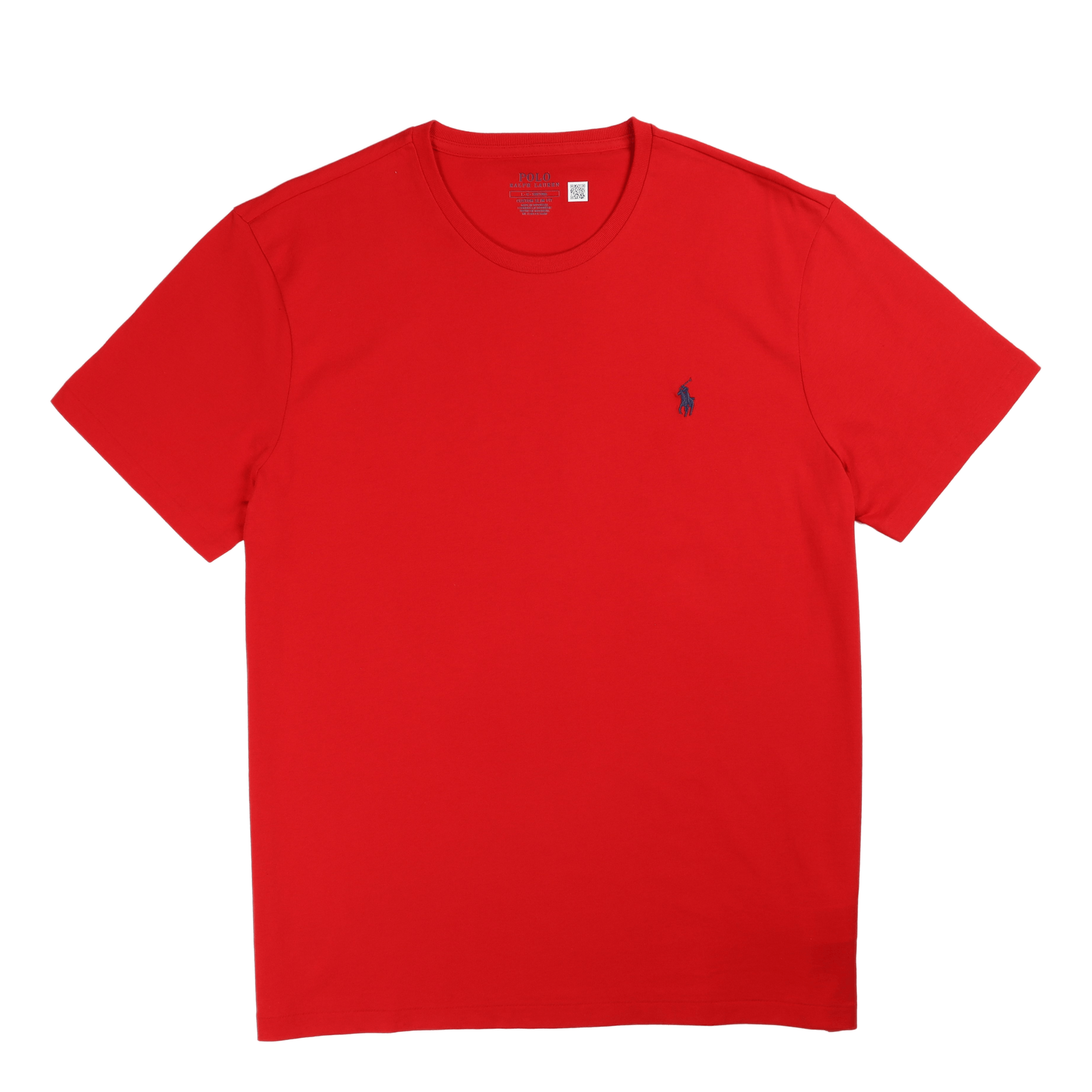 Custom Slim Fit Jersey Crewneck T-Shirt Rl2000 Red