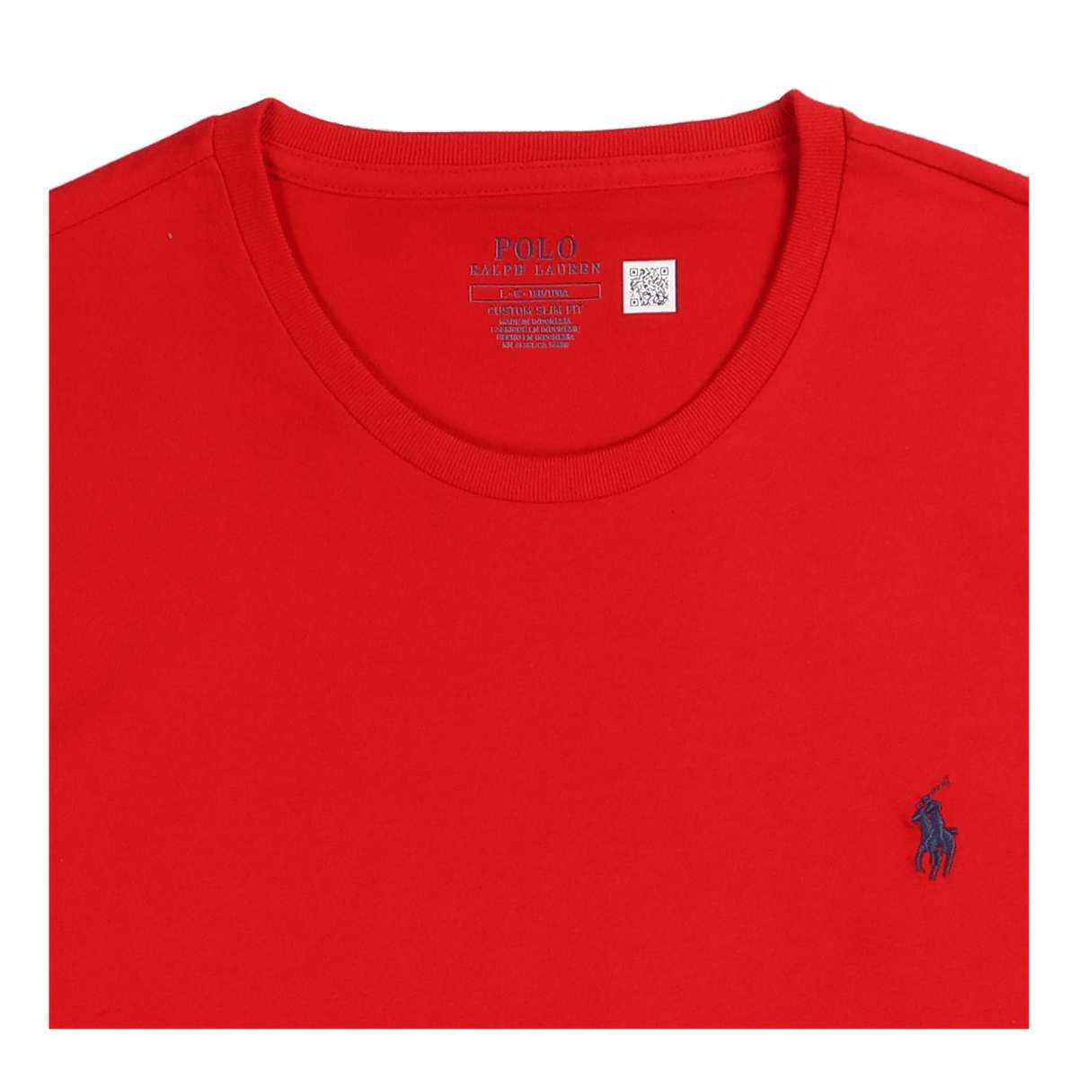 Custom Slim Fit Jersey Crewneck T-Shirt Rl2000 Red