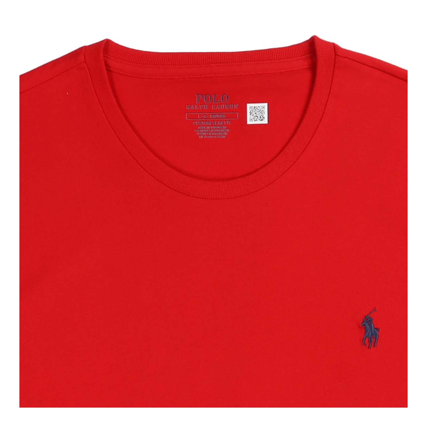 Custom Slim Fit Jersey Crewneck T-Shirt Rl2000 Red