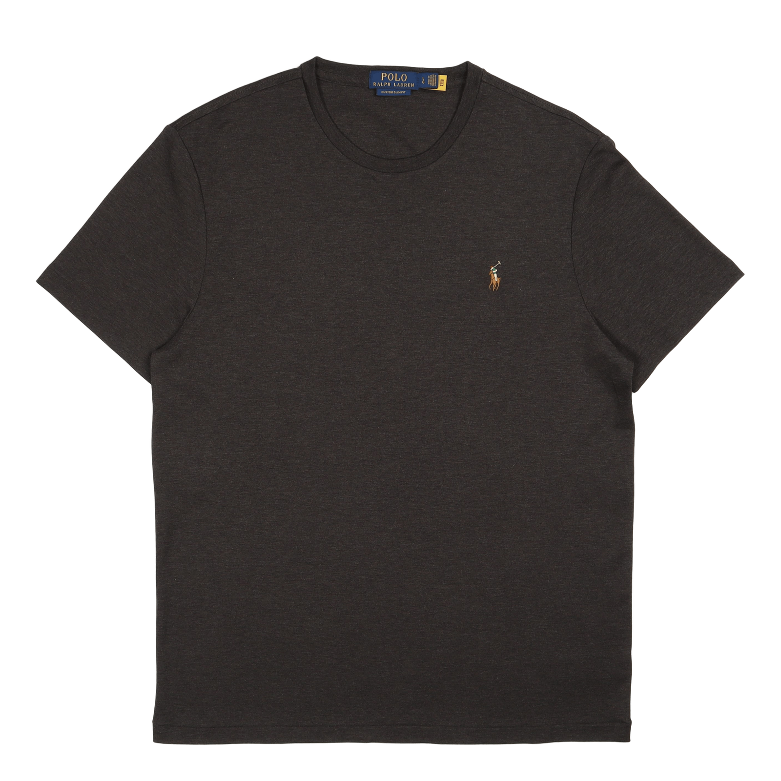 Custom Slim Fit Soft Cotton T-Shirt Dark Charcoal Heather