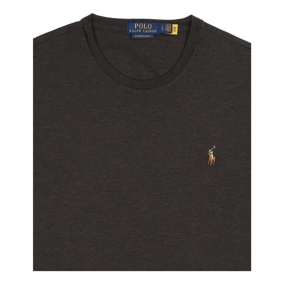 Custom Slim Fit Soft Cotton T-Shirt Dark Charcoal Heather