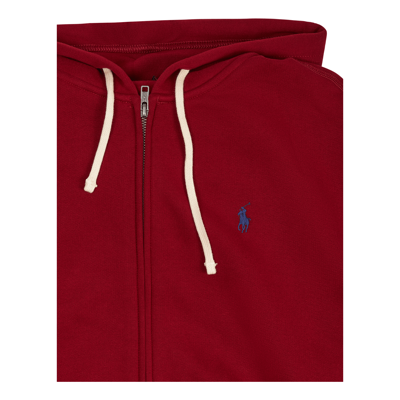The RL Fleece Full-Zip Hoodie Holiday Red