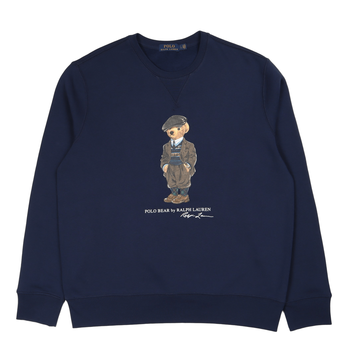 Polo Bear Fleece Sweatshirt Fa 22 Newport Nvy Heritge Bear