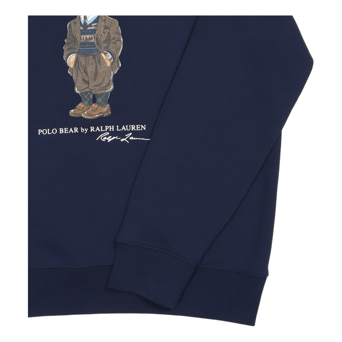 Polo Bear Fleece Sweatshirt Fa 22 Newport Nvy Heritge Bear