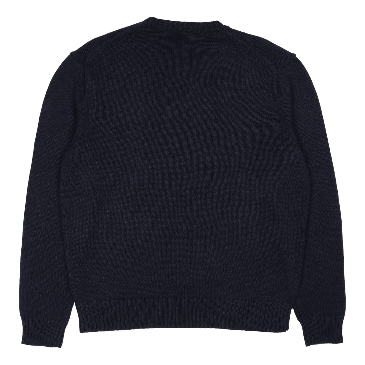 Polo Bear Cotton-Linen Sweater Navy