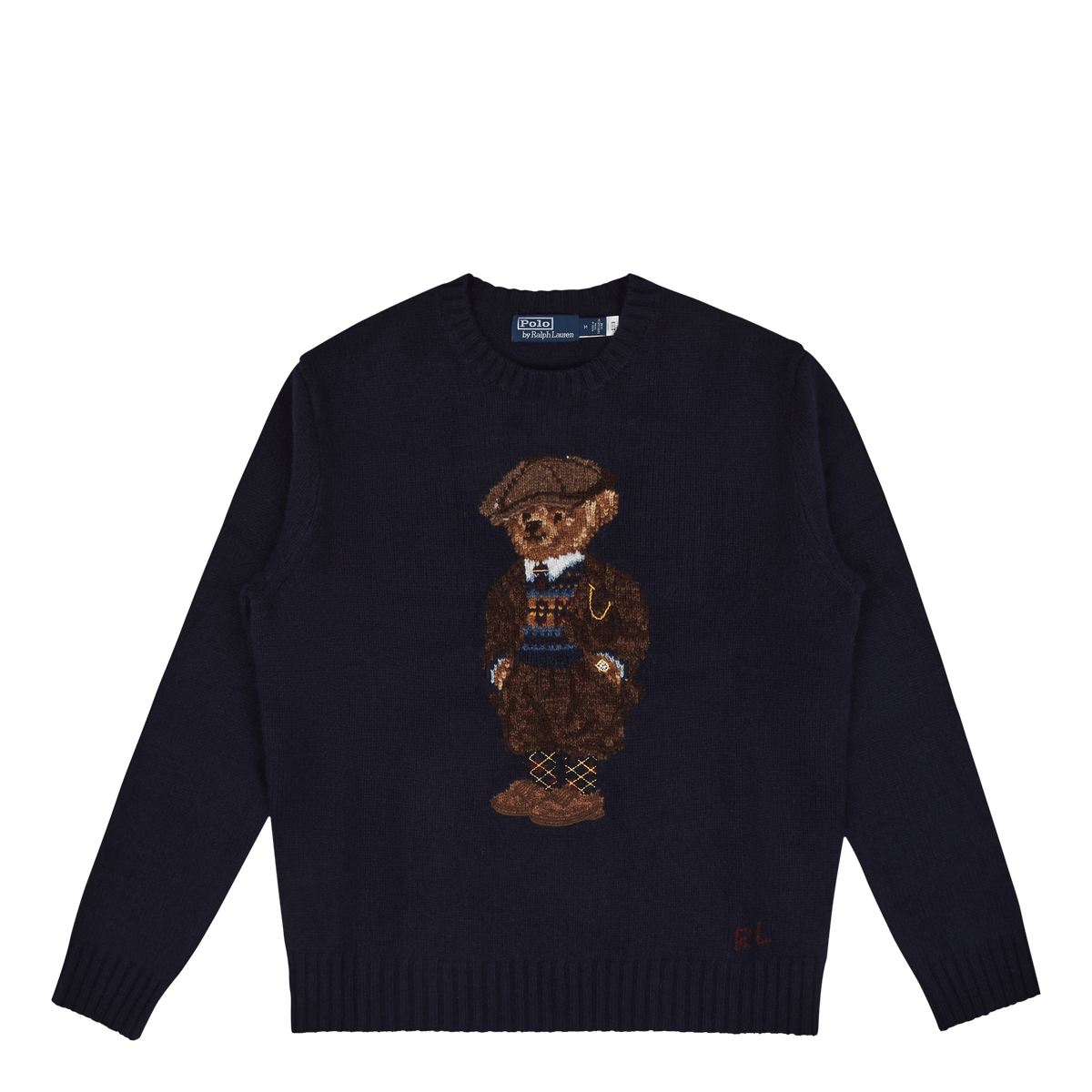 Polo Bear Wool Sweater Bear Navy