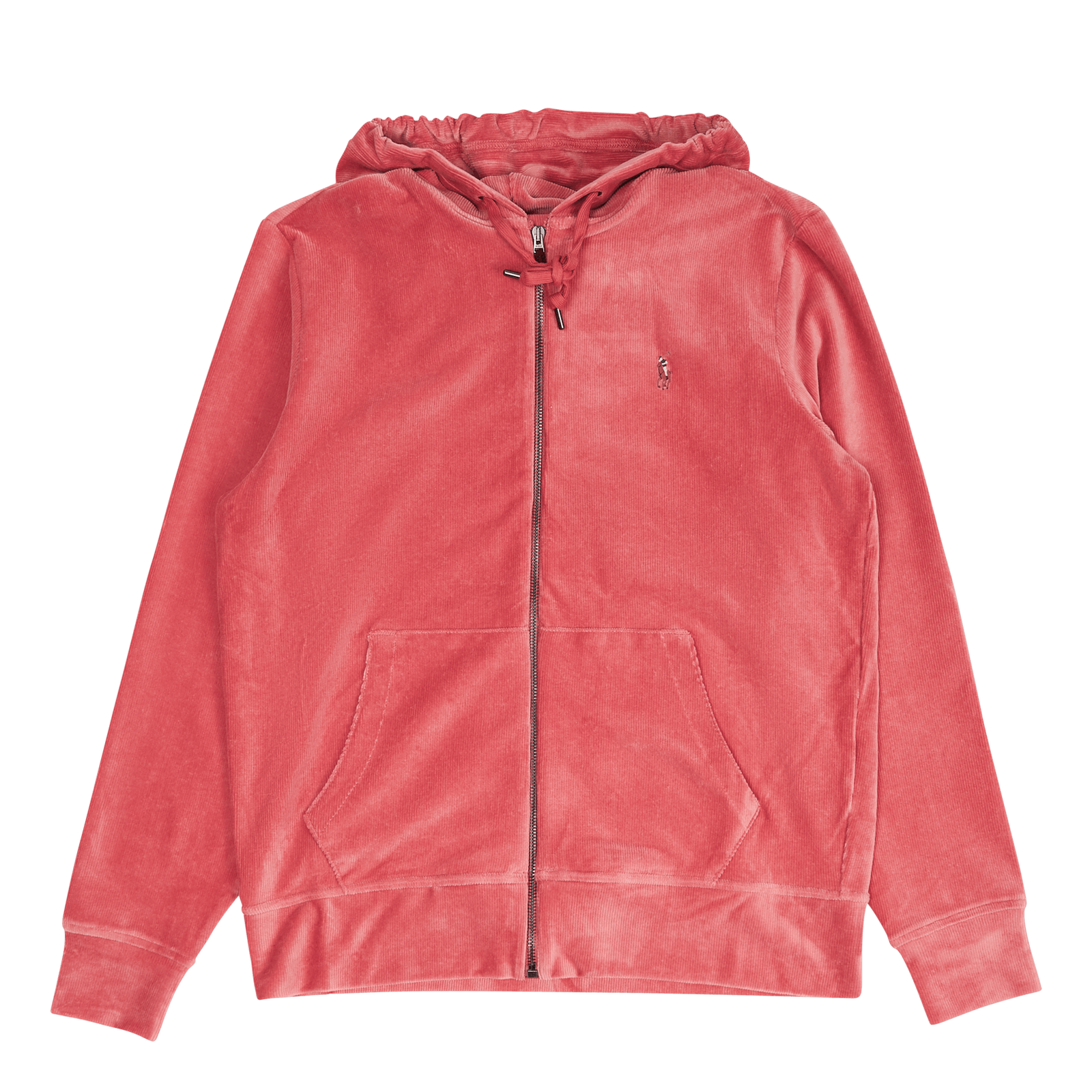 Knit Corduroy Full-Zip Hoodie Adirondack Berry