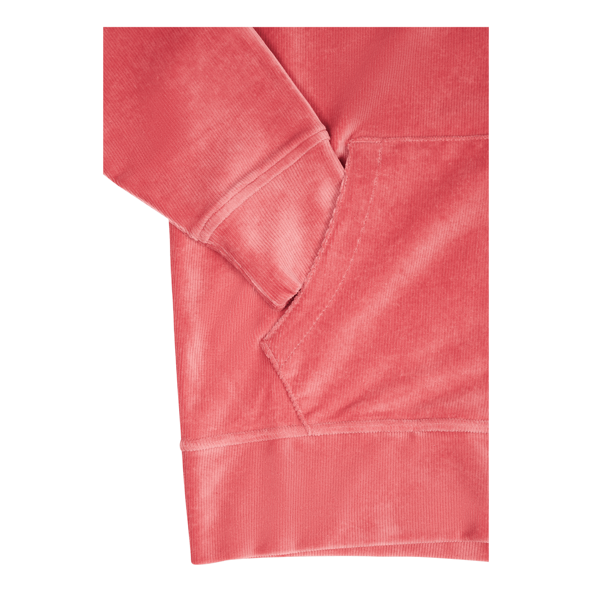 Knit Corduroy Full-Zip Hoodie Adirondack Berry