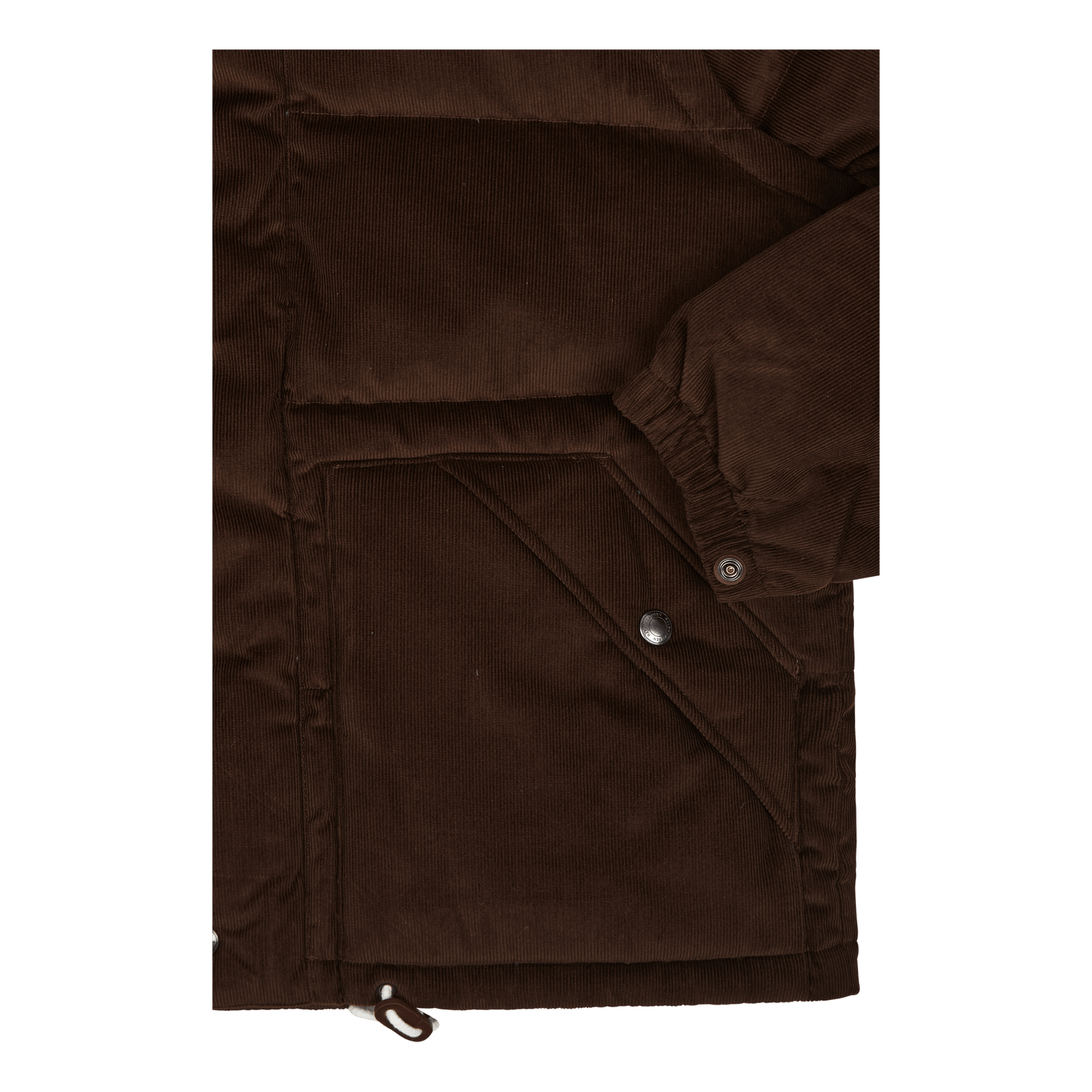 Convertible Corduroy Down Jacket Dark Beech