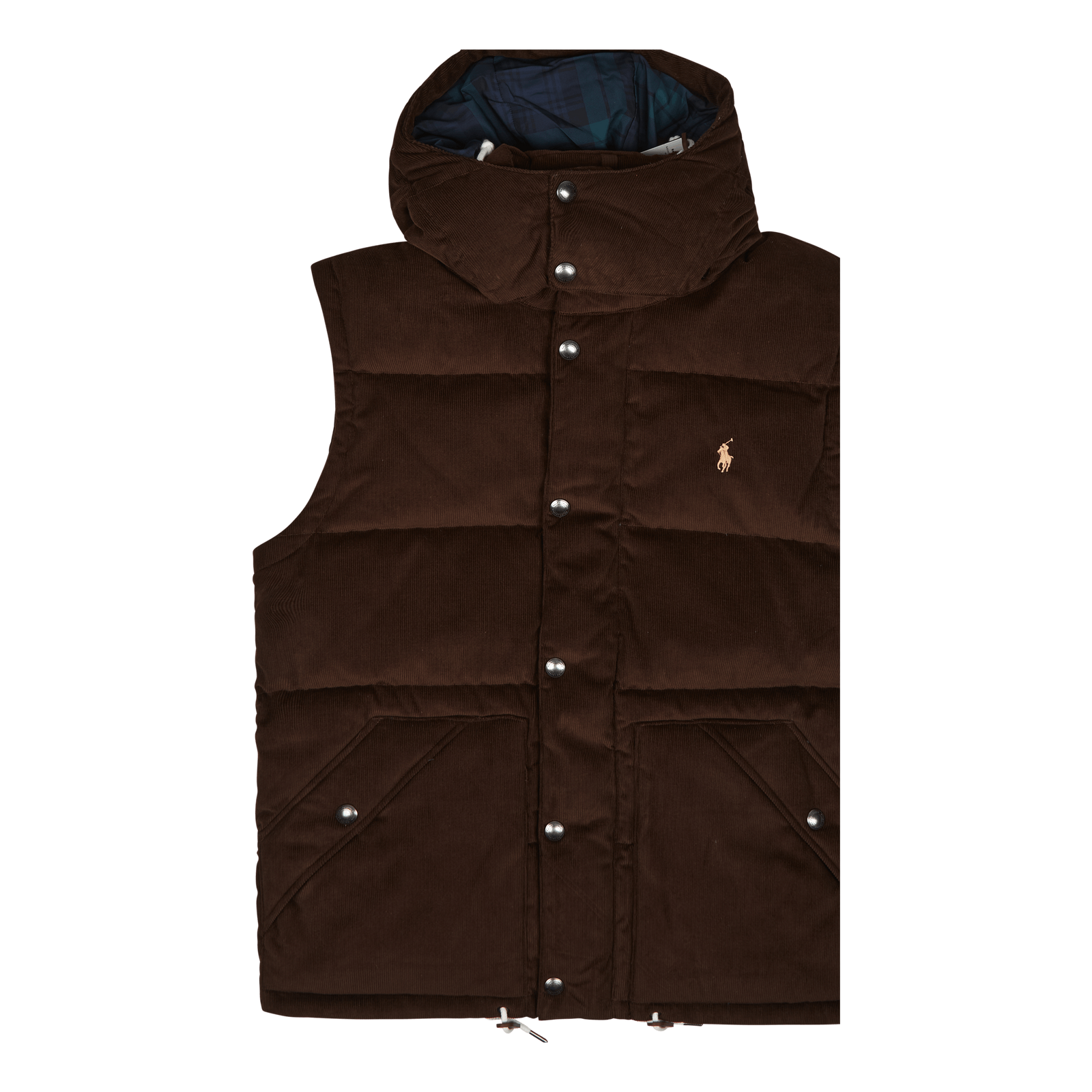 Convertible Corduroy Down Jacket Dark Beech