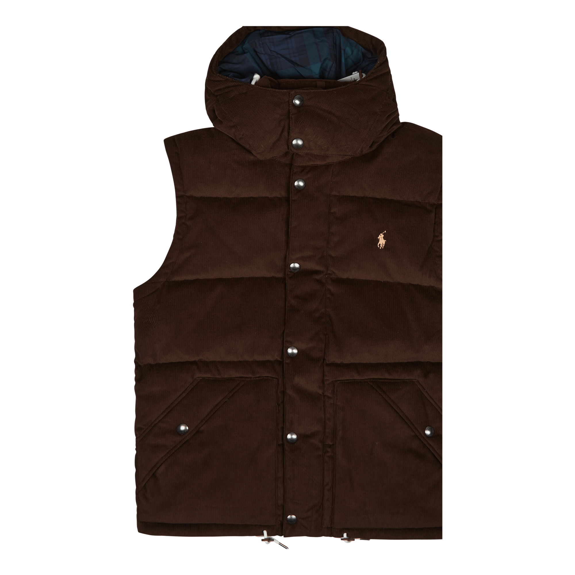 Convertible Corduroy Down Jacket Dark Beech