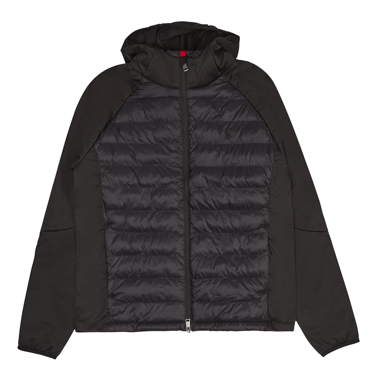 Water-Repellent Hybrid Jacket Polo Black