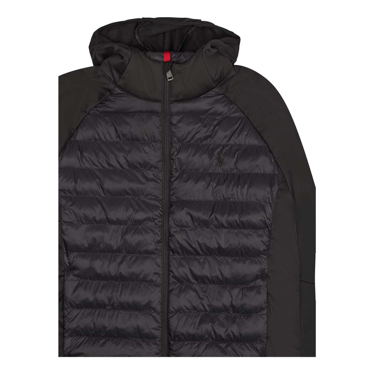 Water-Repellent Hybrid Jacket Polo Black