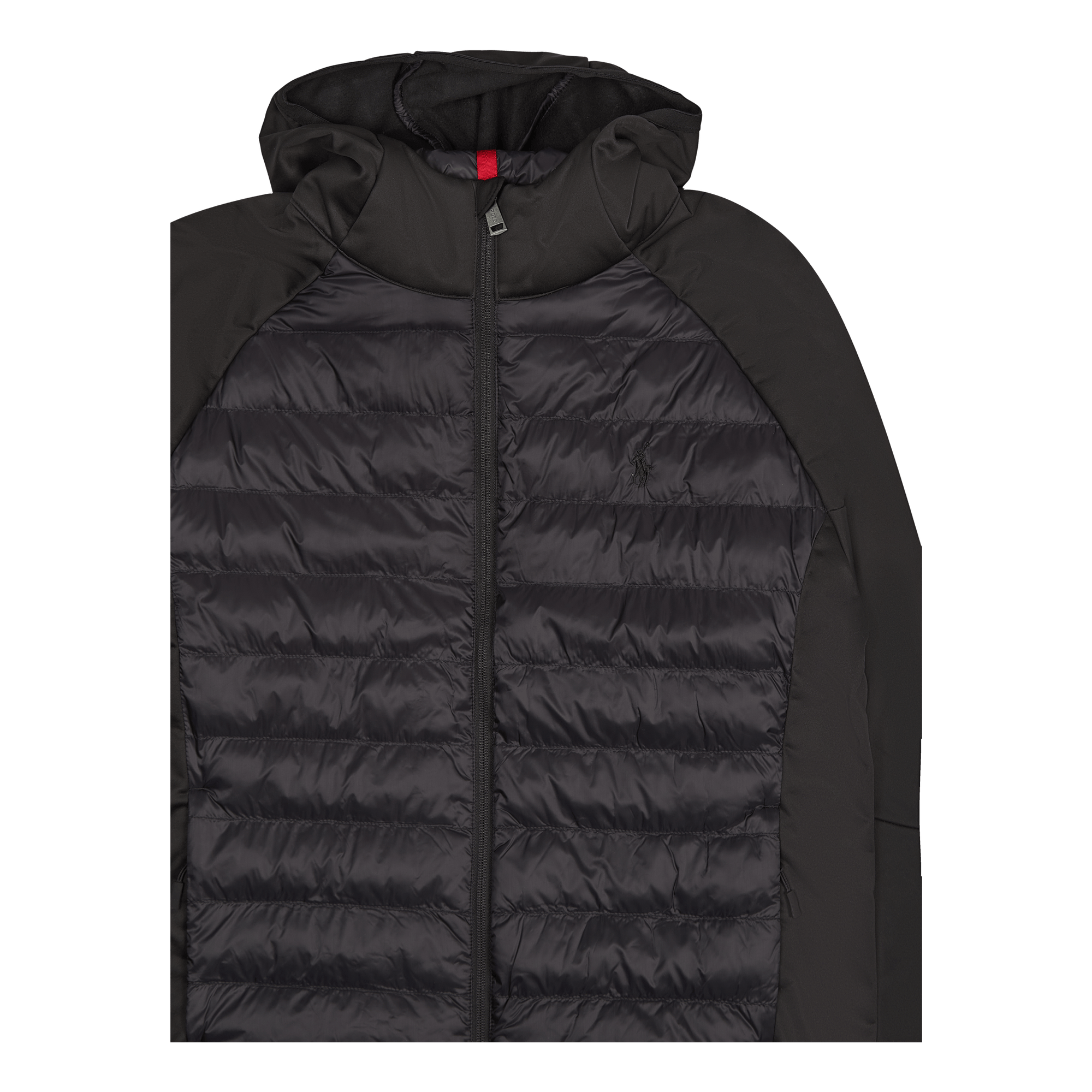 Water-Repellent Hybrid Jacket Polo Black