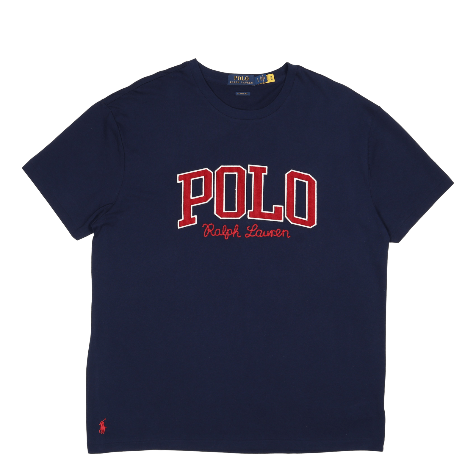 Classic Fit Logo Jersey T-Shirt Cruise Navy