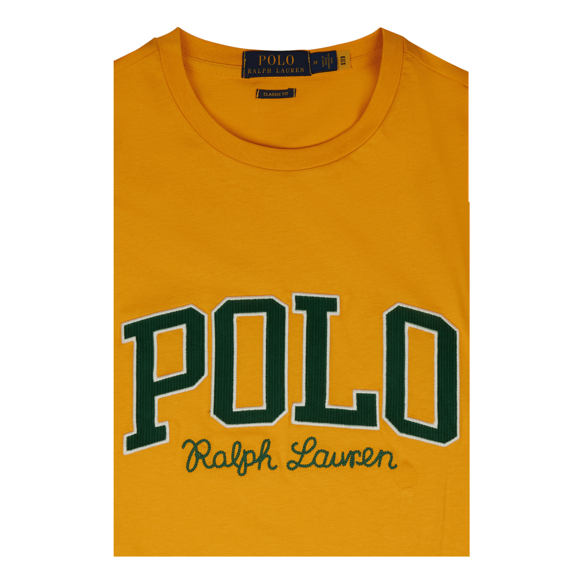 Classic Fit Logo Jersey T-Shirt Gold Bugle