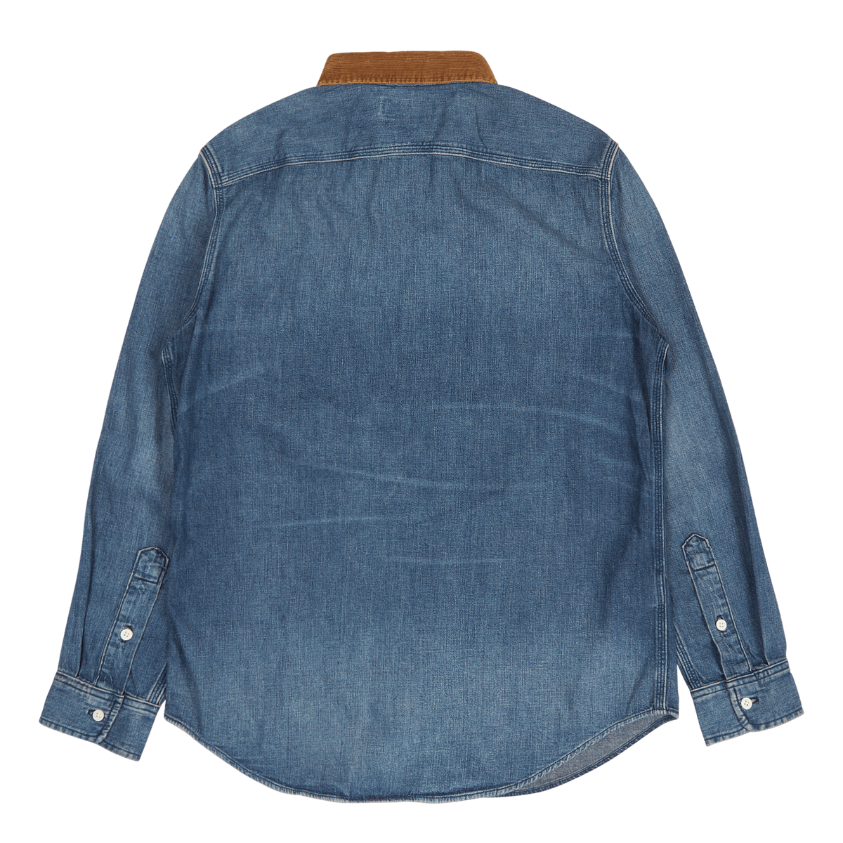 Classic Fit Denim Corduroy-Collar Shirt Northgrove
