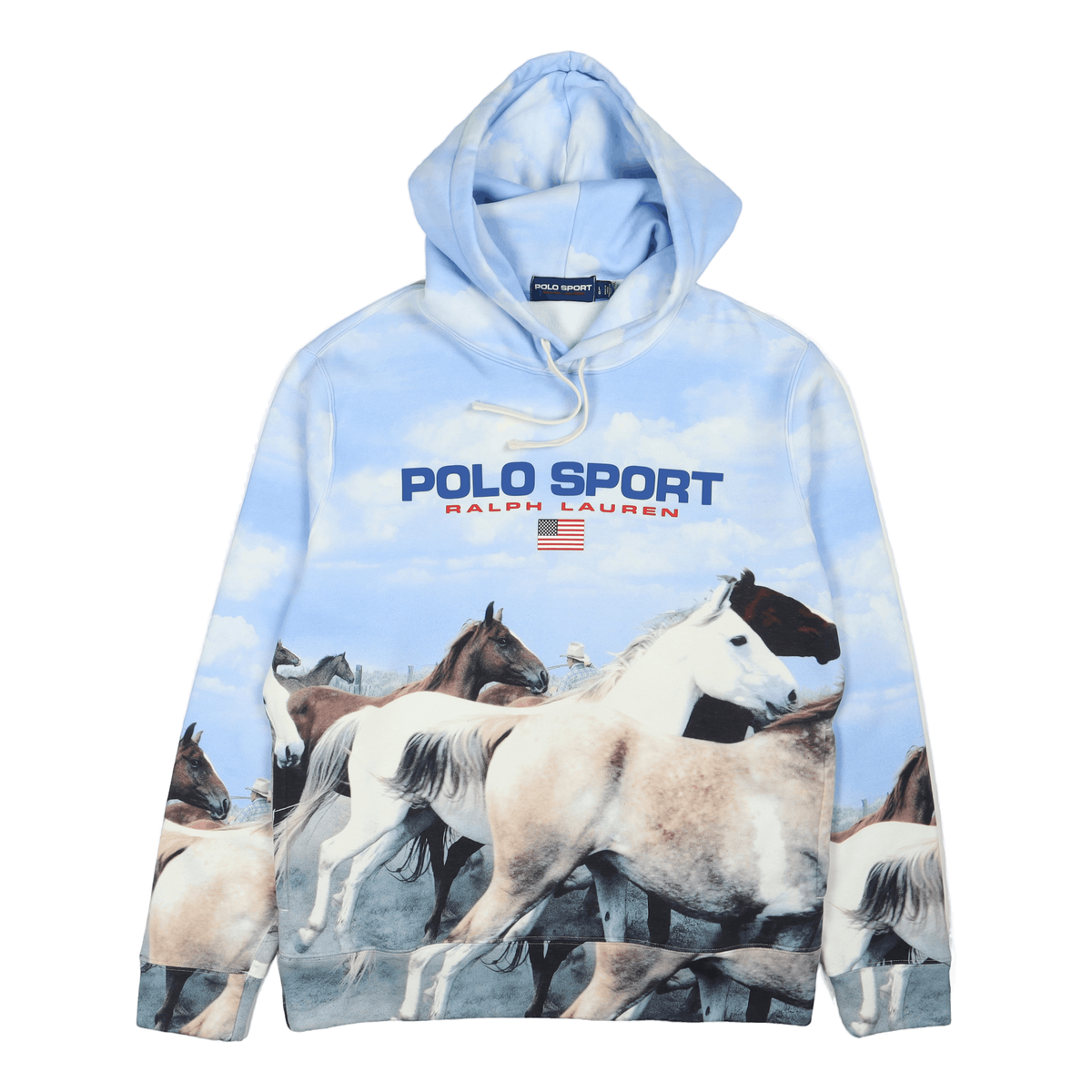 Polo Sport “Wild Horses” Hoodie Running Horses Print